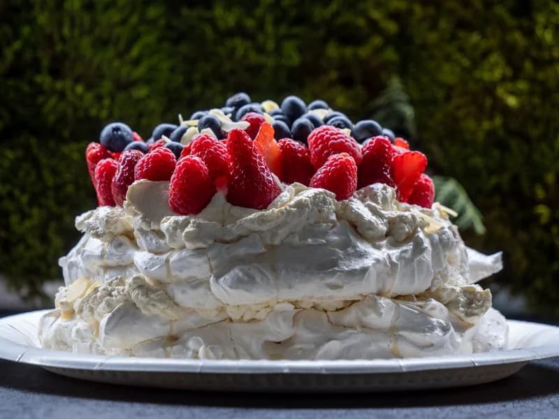 Pavlova catering menu item